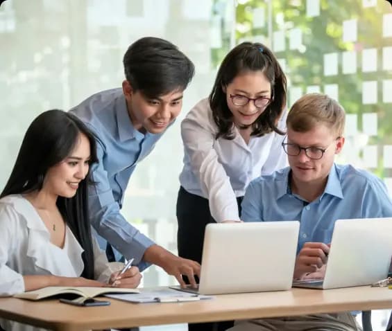 Anthemion team collaborating
